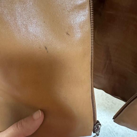 Wilson’s Classic Tan Leather Jacket Fully Lined Sz L - Picture 7 of 9